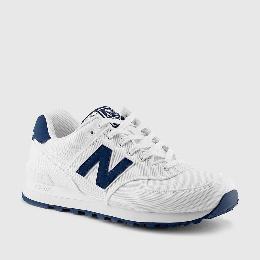 new balance 574 textile menn hvit sko På Salg Rimelig uwsv7